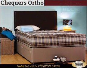 CHEQUERS ORTHO - 4909 Anglické postele-Made in England