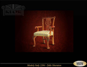 Židle SHERATON Anglický Design 2204
